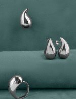 Серьги из белого золота 585 пробы