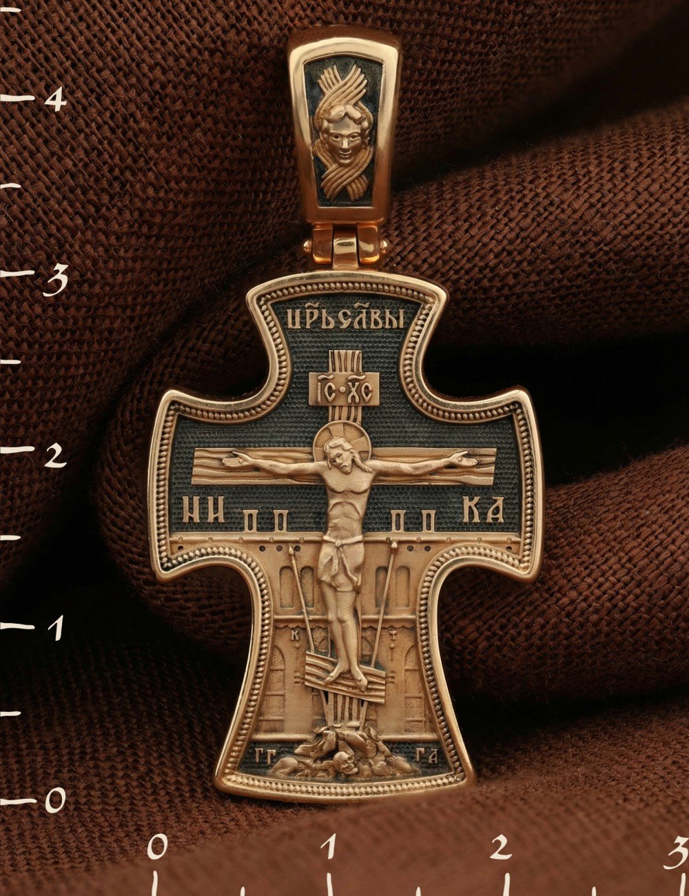 Крест из золота 585 пробы