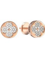 Серьги из золота 585 пробы c бриллиантами
