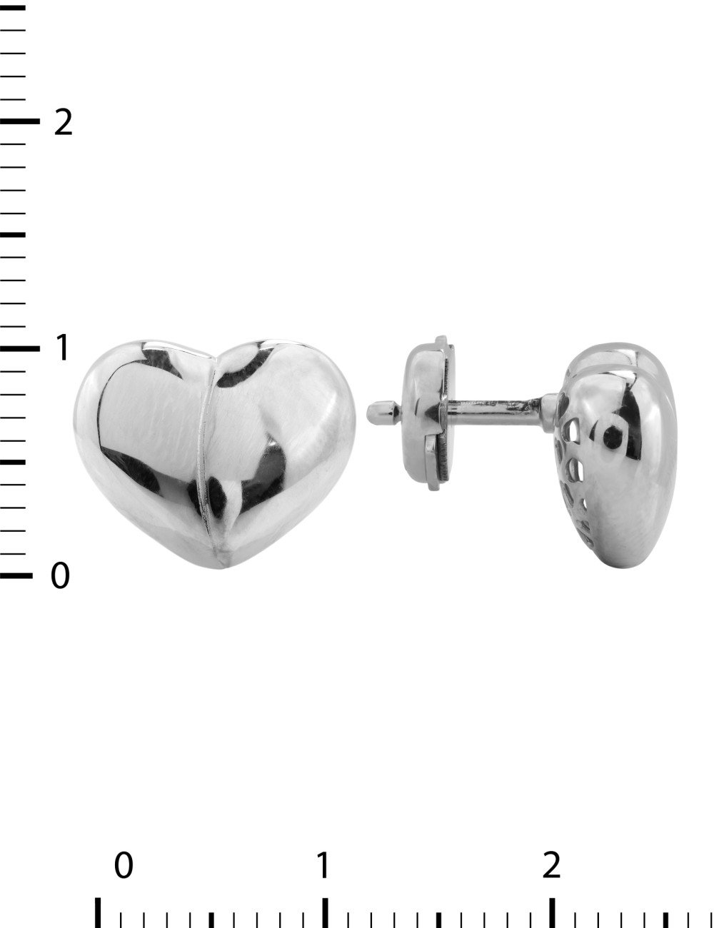 Серьги из белого золота 585 пробы