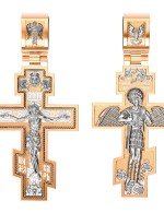 Крест из золота 585 пробы