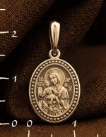Образок из золота 585 пробы