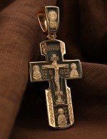 Крест из золота 585 пробы