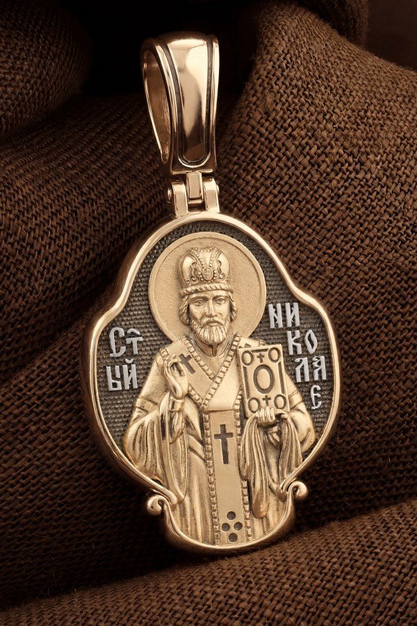 Образок из золота 585 пробы