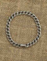 Браслет из серебра 925 пробы c рубином