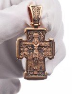 Крест из золота 585 пробы