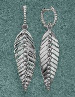 Серьги из белого золота 585 пробы