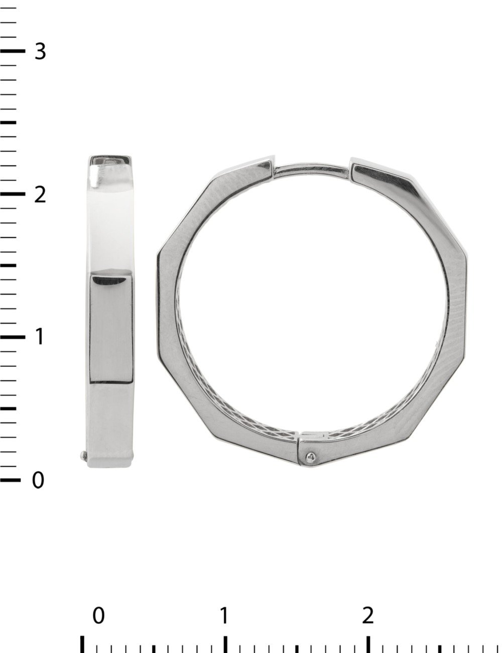 Серьги из белого золота 585 пробы
