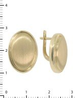 Серьги из лимонного золота 585 пробы