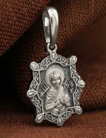 Образок из белого золота 585 пробы