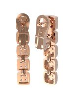 Серьги из золота 585 пробы c бриллиантами