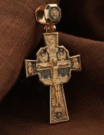 Крест из золота 585 пробы