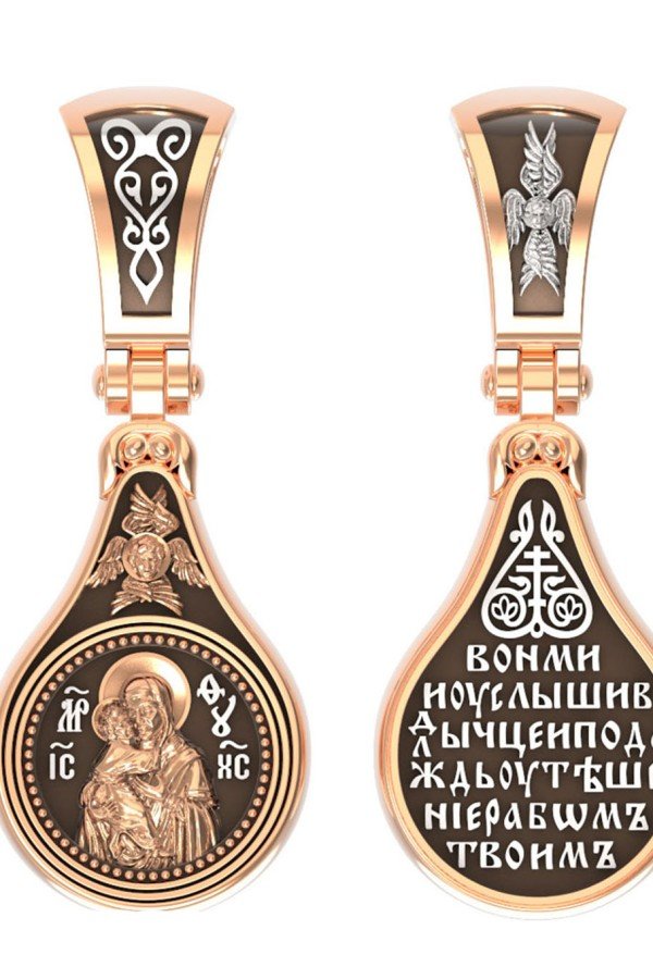 Образок из золота 585 пробы