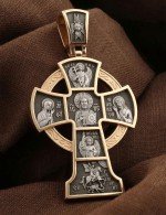 Крест из золота 585 пробы