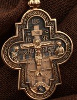 Крест из золота 585 пробы