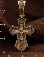 Крест из золота 585 пробы