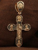 Крест из золота 585 пробы