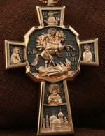 Крест из золота 585 пробы