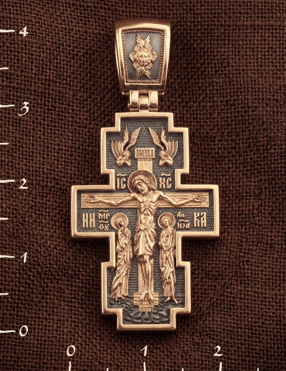 Крест из золота 585 пробы