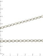 Цепь из белого золота 585 пробы