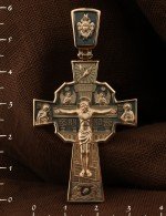 Крест из золота 585 пробы