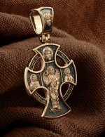 Крест из золота 585 пробы