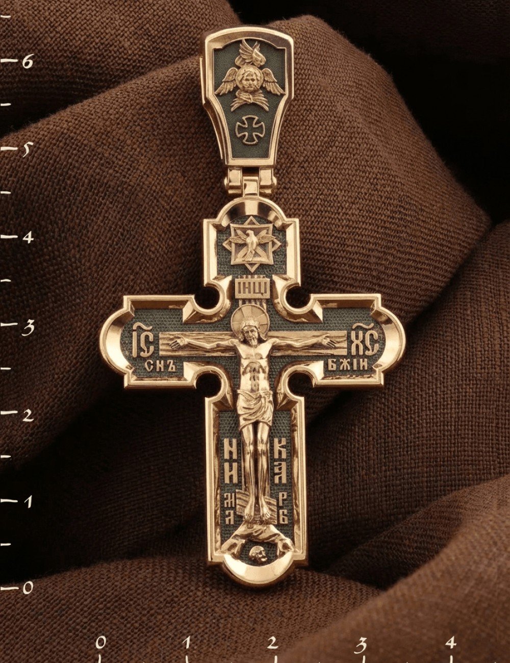 Крест из золота 585 пробы