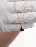 Колье из золота 585 пробы c ониксом