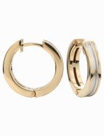 Серьги из золота 585 пробы c рубином