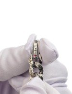 Браслет из серебра 925 пробы c рубином