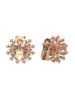 Серьги из золота 585 пробы c бриллиантами