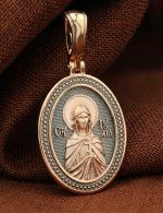 Образок из золота 585 пробы