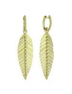 Серьги из лимонного золота 585 пробы