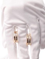 Серьги из золота 585 пробы c бриллиантами
