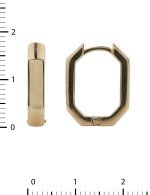 Серьги из золота 585 пробы