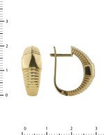 Серьги из лимонного золота 585 пробы