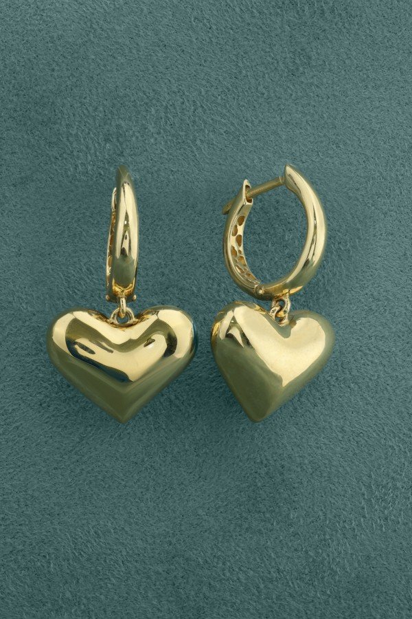 Серьги из лимонного золота 585 пробы
