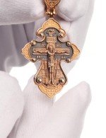 Крест из золота 585 пробы