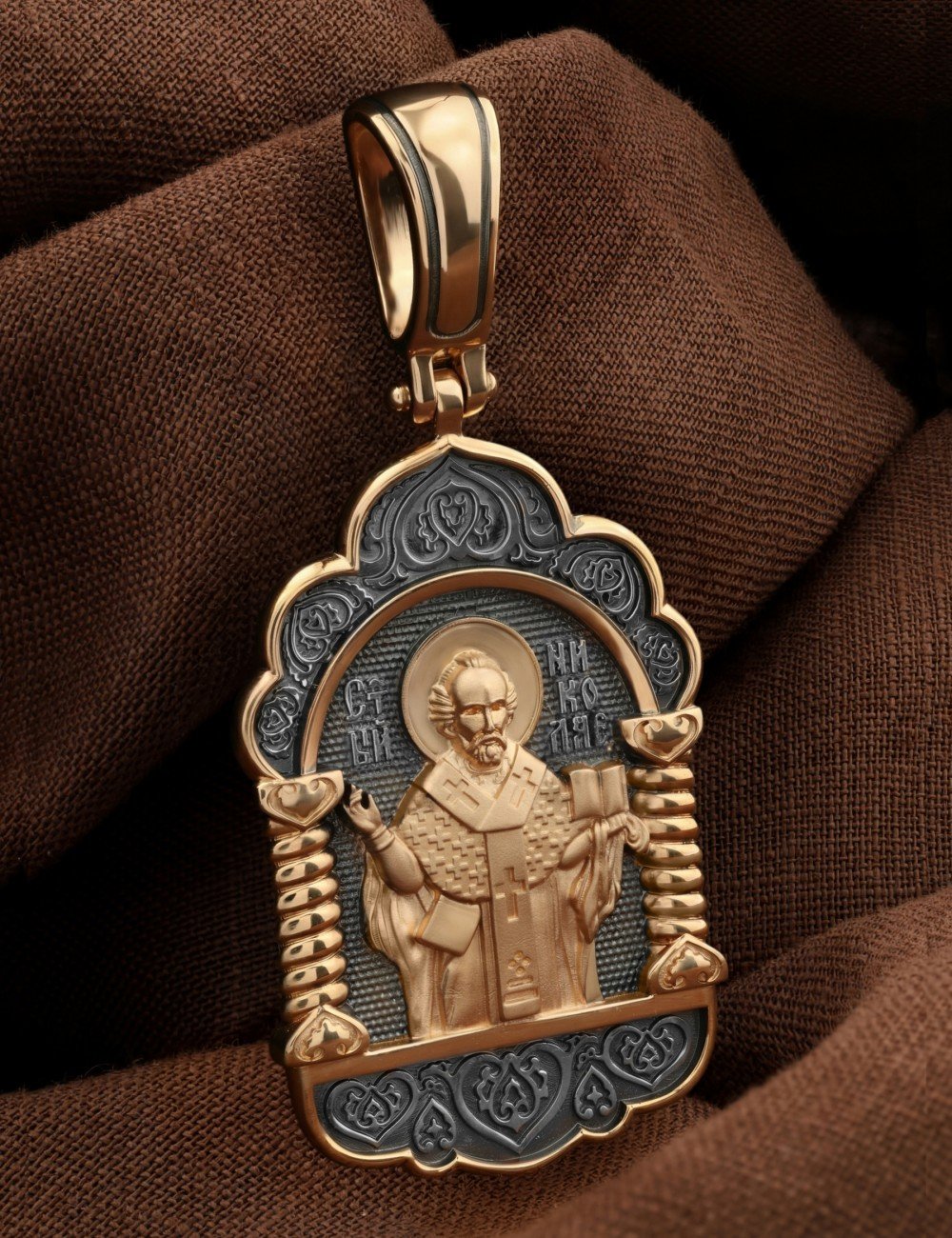 Образок из золота 585 пробы