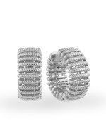 Серьги из белого золота 585 пробы