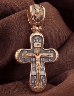 Крест из золота 585 пробы
