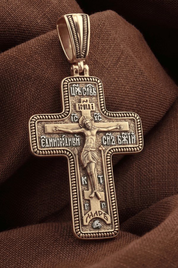 Крест из золота 585 пробы