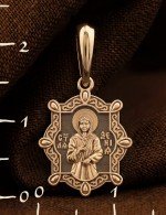 Образок из золота 585 пробы