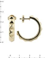 Серьги из лимонного золота 585 пробы