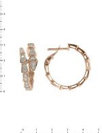 Серьги из золота 585 пробы c бриллиантами