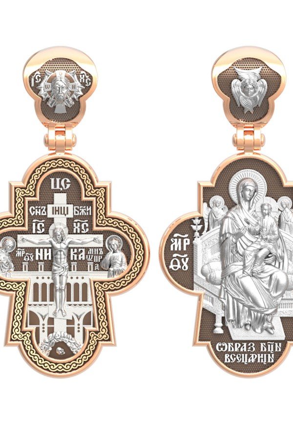 Крест из золота 585 пробы