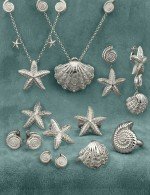 Серьги из белого золота 585 пробы