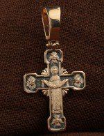 Крест из золота 585 пробы