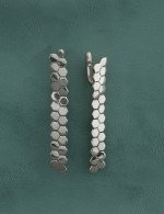 Серьги из белого золота 585 пробы