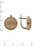 Серьги из золота 585 пробы